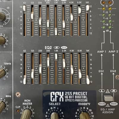 Yorkville AP812 800 Watt Powered Mixer w/Road Case - 2 Bad Channels image 5