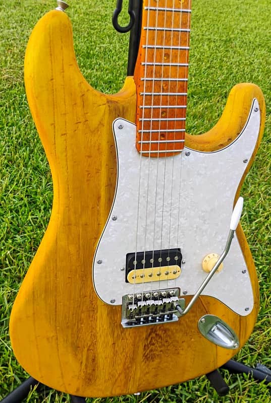 RICH Guitar Myrtle Beach STD+ Roasted mojo Distressed S 2025 - Gold Amber Light Oil Finish image 1