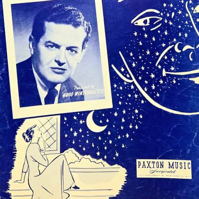 (USED/VINTAGE Sheet Music) Count Every Star - Hugo Winterhalter - Piano/Vocal/Guitar image 1
