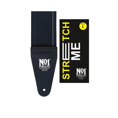 No 1 Stretch Elastic Guitar Strap - Large