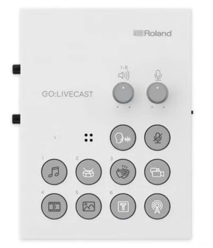 Roland GO:LIVECAST Smartphone Live Streaming Mixer 2020 - White image 1