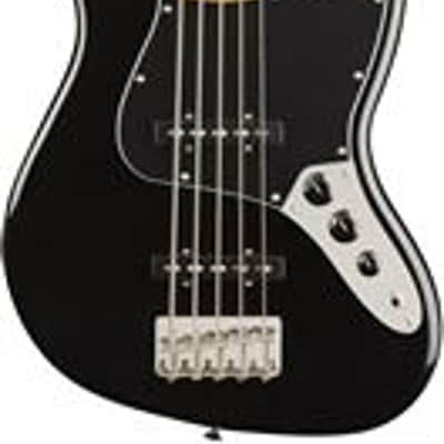 Squier Classic Vibe 70s Jazz Bass V 5 String Maple Neck Black image 1