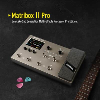 SONICAKE Matribox II Pro - Multi Effects Guitar Pedal with Expression, 240+ Built-in Guitar Effects, Amp Modeling, IR Cabinet Simulation, FX Loop, MIDI Stereo OTG USB Audio Interface Color TouchScreen(Shipping from local US,UK,EU warehouse) image 2