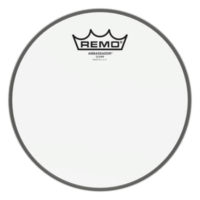 Remo - BA-0308-00- - Batter, Ambassador, Clear, 8" Diameter image 1