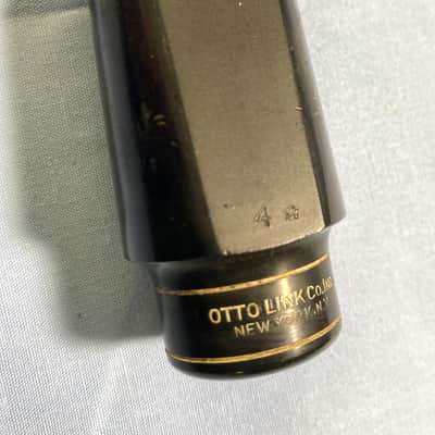 Vintage Otto Link NY Reso Chamber 4* Alto Sax Mouthpiece Made c.1940-Rare! image 6