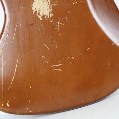 1963 Vintage Fender Jazzmaster BODY ~Lightweight 4.5lbs~ Killer RELIC Brown Refin USA 1960s Pre-CBS L-Series image 6