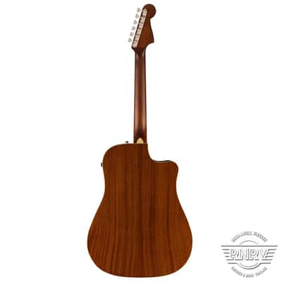 Fender Redondo Player Left-Handed, Walnut Fingerboard, Gold Pickguard, Natural image 4