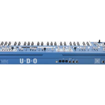 UDO Audio Super 6 with ST49 (Blue) - 12 Voice Polyphonic Binaural Analog Hybrid Synthesizer [Three Wave Music] image 7