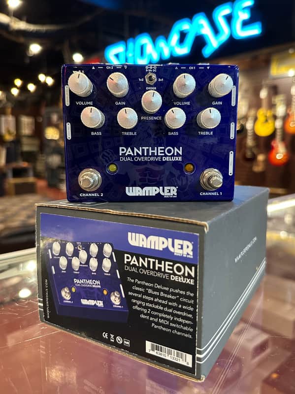 Wampler Pantheon Dual Overdrive Deluxe - Blue image 1