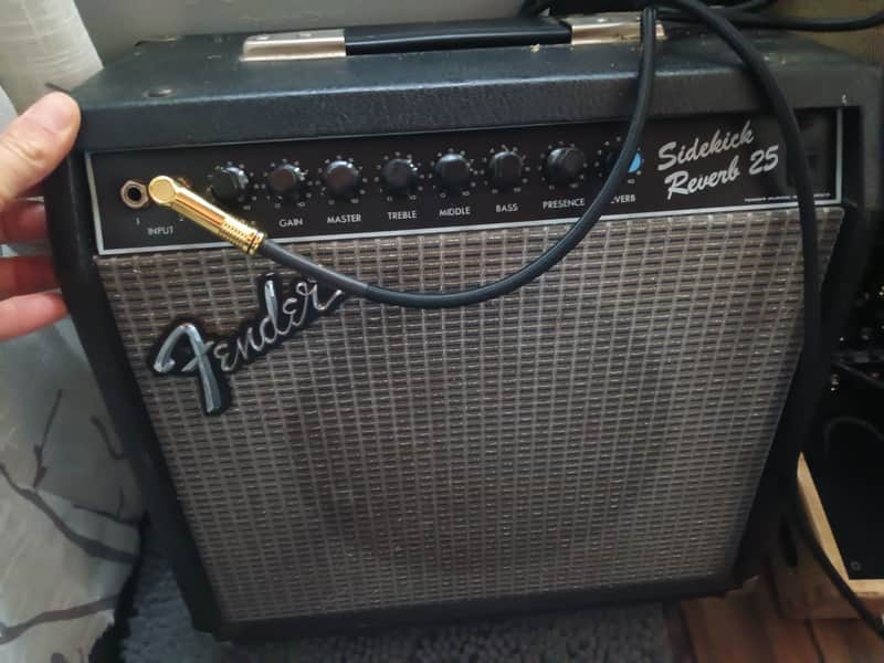 Fender Sidekick 25 Reverb 25-Watt 1x10" Guitar Practice Amp 1986 - 1991 - Black image 1