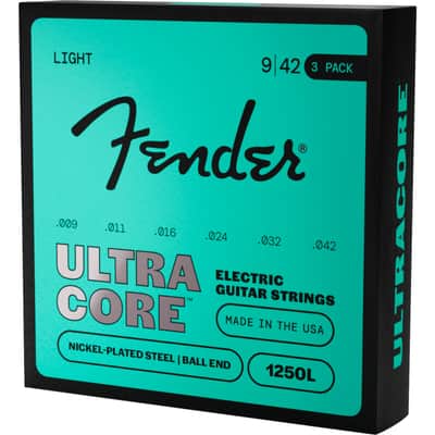 Fender 1250L Ultracore 09-42 - 3-Pack - Electric Guitar Strings image 3