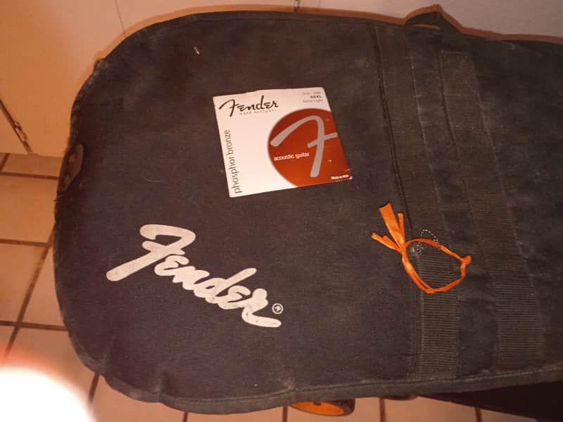 Fender Gig Bag (Padded Heavy Duty Canvas) 2000s - BLACK image 1
