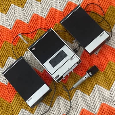 Sony Stereo Tape Recorder - 1960’s All Original and Complete! - Made in Japan 🇯🇵! - Sounds Awesome! - Mini Old School Recording Studio! - image 2