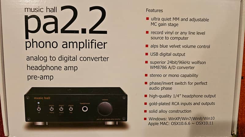 Music Hall PA2.2 Phono Preamplifier