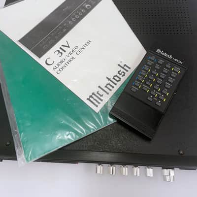 McIntosh C 31V Stereo Solid State Preamp and Video Switch 1987 - 1989 - Black image 7