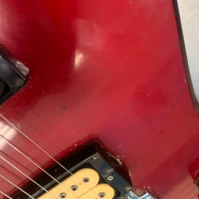 Hamer USA vintage 1984 explorer guitar with case image 14