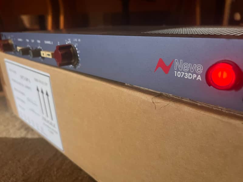 AMS Neve 1073DPA Dual Channel Mic Preamp 2010s - Blue image 1