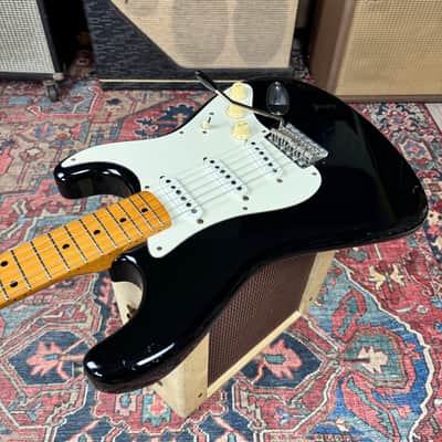 Fender 1957 Vintage Reissue Stratocaster ST-57 Black Texas Specials - 1993 image 10