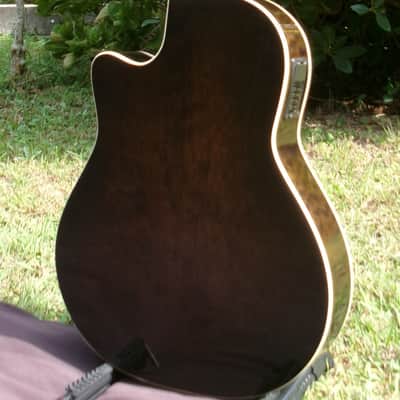 1997 K. Yairi YD87N TBK Made In Japan Black+Hard Case image 9