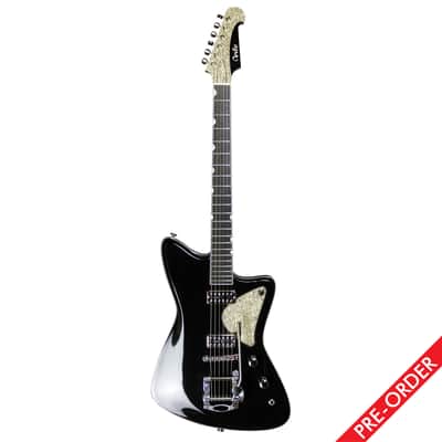 Vila Guitars - Austral Greta - 2021 - Distressed Tuxedo Black image 3
