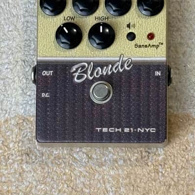 Tech 21 SansAmp Character Series Blonde V2 2010s - Blonde/Black image 7