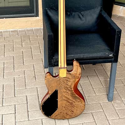 Wal Mk. I Fretless Bass 1986 - crazy cool Acid Stained Birdseye Maple w/a Lined Fingerboard. image 4