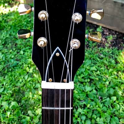 Galveston Left Handed / Lefty single cut guitar See Through Lucite Acrylic w/ fitted Hardshell Case image 5