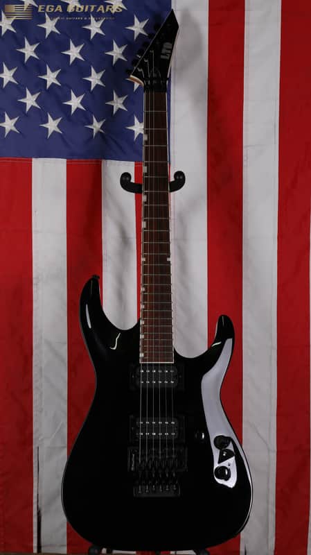 ESP LTD MH-200 with Rosewood Fingerboard - Black image 1