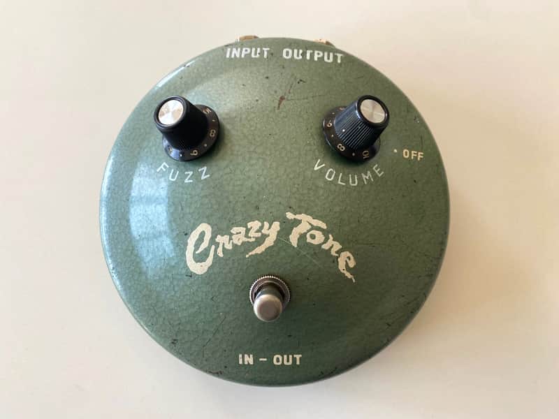 1967 Guyatone Crazy Face Tone Fuzz Pedal - RARE Germanium Fuzz Face Copy, Sounds Great image 1