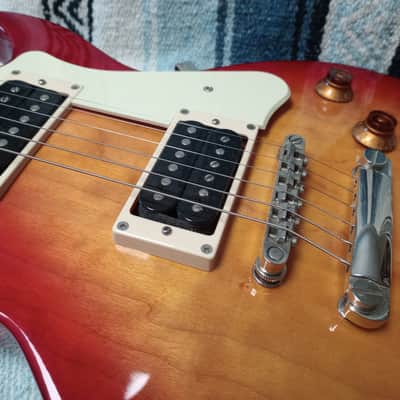 Upgraded Cort CR100 Classic Rock LP HH - Cherry Red Sunburst image 3