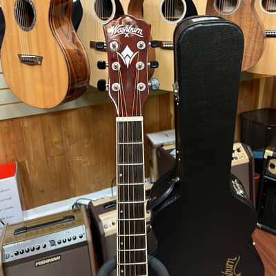 Washburn AG70CE Apprentice Series Acoustic Electric Guitar 2022 - Natural Gloss w/hard case. New! image 7