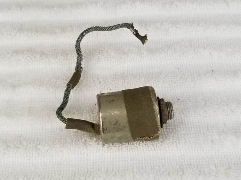 1950s Gibson Input Jack Can, Jack, & Wire image 1