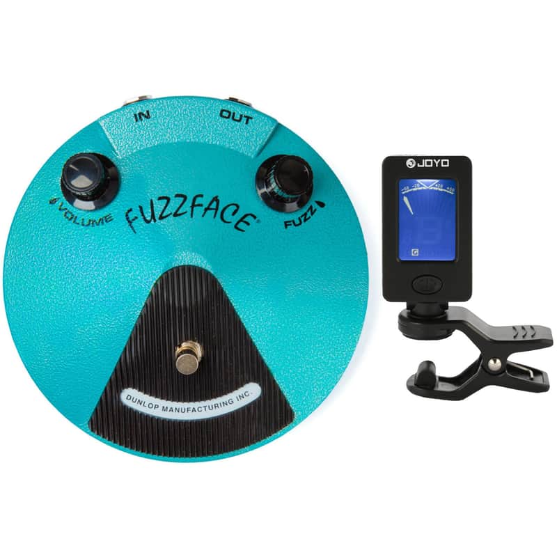 Dunlop JHF1 Jimi Hendrix Fuzz Face Distortion Effects Pedal with Tuner image 1