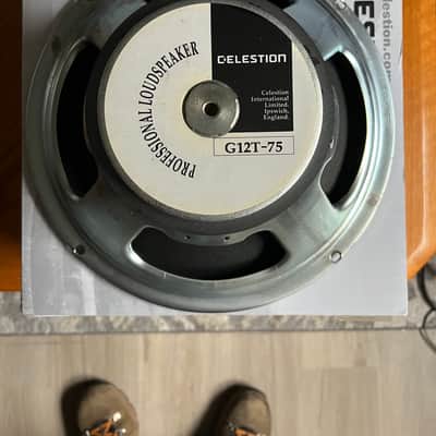 Celestion T3760 G12T-75 12" 75-Watt 16 Ohm Replacement Speaker 2010s - Silver image 1