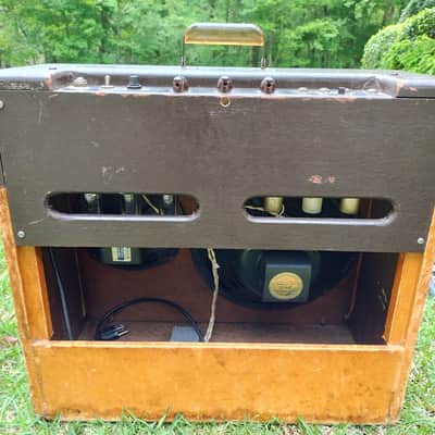 Gibson GA-30 15-Watt 12"/8" Guitar Combo 1954 - 1959 - Two-Tone Brown & Tweed image 2