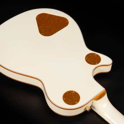 2003 Gretsch G6134 White Penguin - White | Japan Singlecut Dynasonic Pickups Ebony Fretboard w/ Hump Block Feather Motif Inlays First Production Year | OHSC image 15