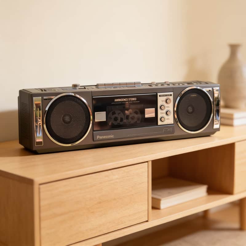Panasonic RX-F4F Rare Vintage MINT Boombox Serviced Fully Working Stereo Radio Warranty image 1