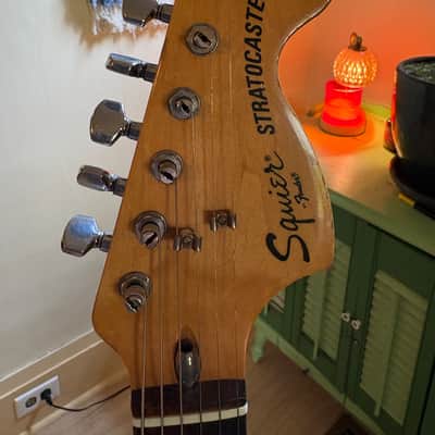 1983 Squier MIJ Standard Stratocaster with Rosewood Fretboard 1984 - 1988 - Black image 8