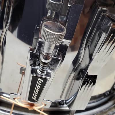 Ludwig Coliseum 8”x14” Snare Drum 1970’s - Chrome Over Maple image 5