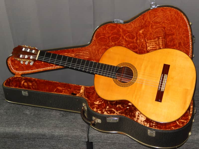 KAZUO ICHIYANAGI 20 1977 - ROBERT BOUCHET CLASS CLASSICAL CONCERT GUITAR - SPRUCE/BRAZILIAN ROSEWOOD image 1