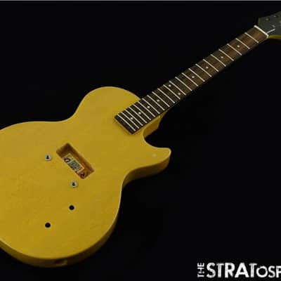USED Epiphone Les Paul Junior Model BODY + NECK Mahogany TV Yellow image 1