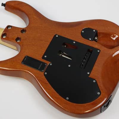 Vintage 2000 Brian Moore Custom Shop USA C55P Electric Guitar Upgraded with New Piezo, Synth and More, Natural, Highly Quilted Maple image 4
