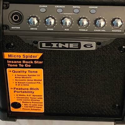 Line 6 Micro Spider 2020s - Black image 2
