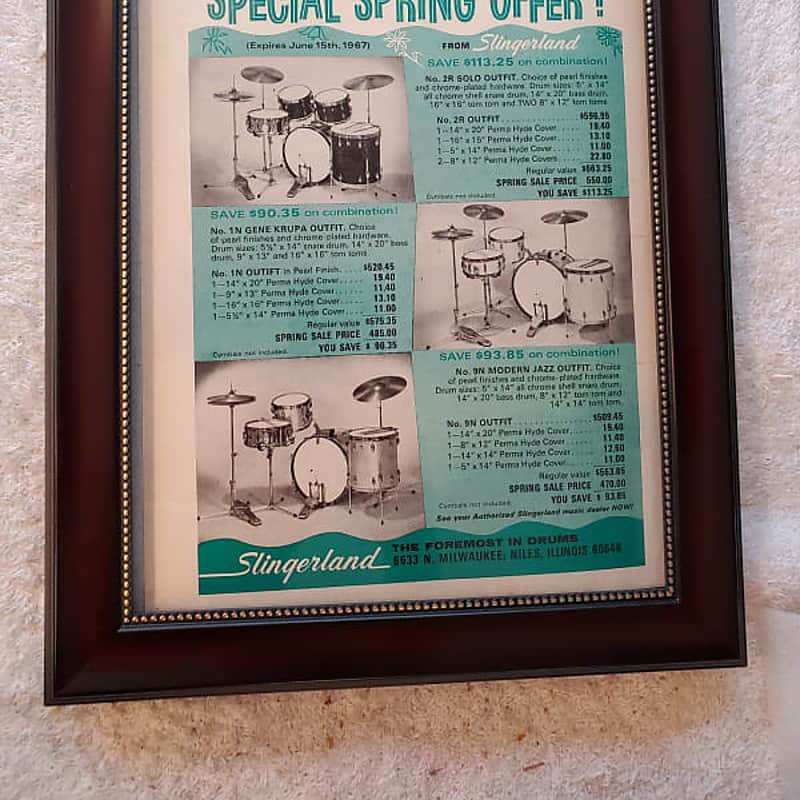 1967 Slingerland Summer Sale Color