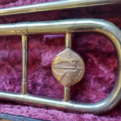 Vintage Pan American Trombone, USA, with case/mouthpiece, Good condition image 7
