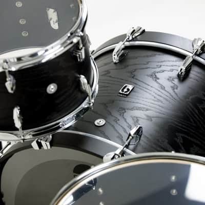 British Drum Co. RAV-CB-22 Raven Series Club Kit. 12", 16", 22" image 2