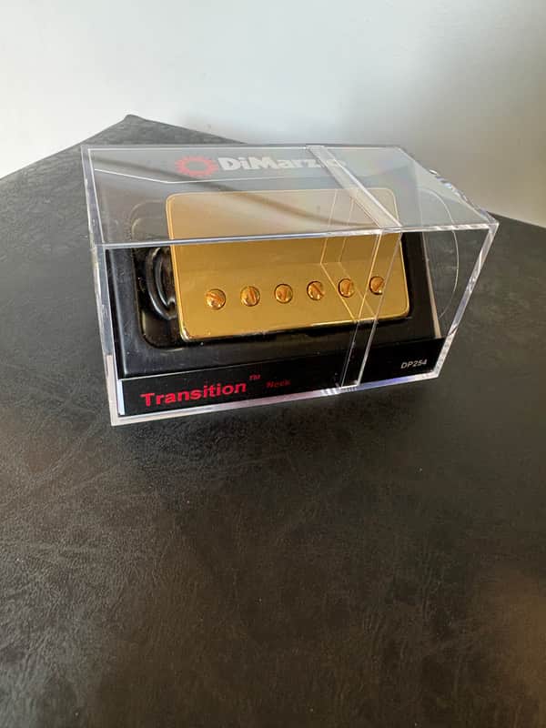 DiMarzio DP254BK Transition Neck Humbucker 2010s - Gold image 1