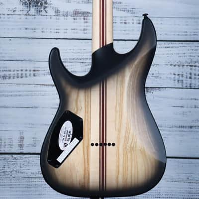 Schecter C-1 Pale Moon Electric Guitar | Natural Satin with Black Burst image 2