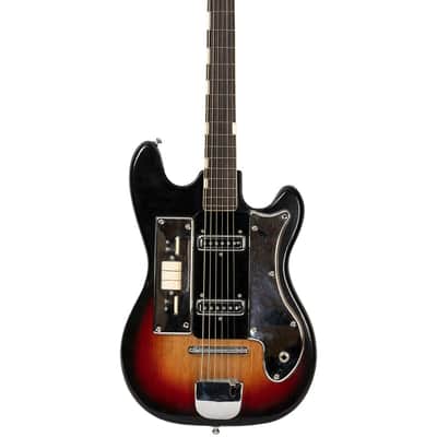1960s Teisco VN-4 Baritone Sunburst image 7
