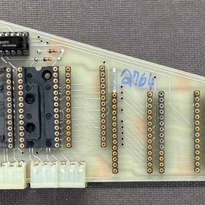 Oberheim DMX Extra Large EEPROMS Voice Card for Cymbal channel. 1980’s - Takes the larger 2764 type EEPROMS.